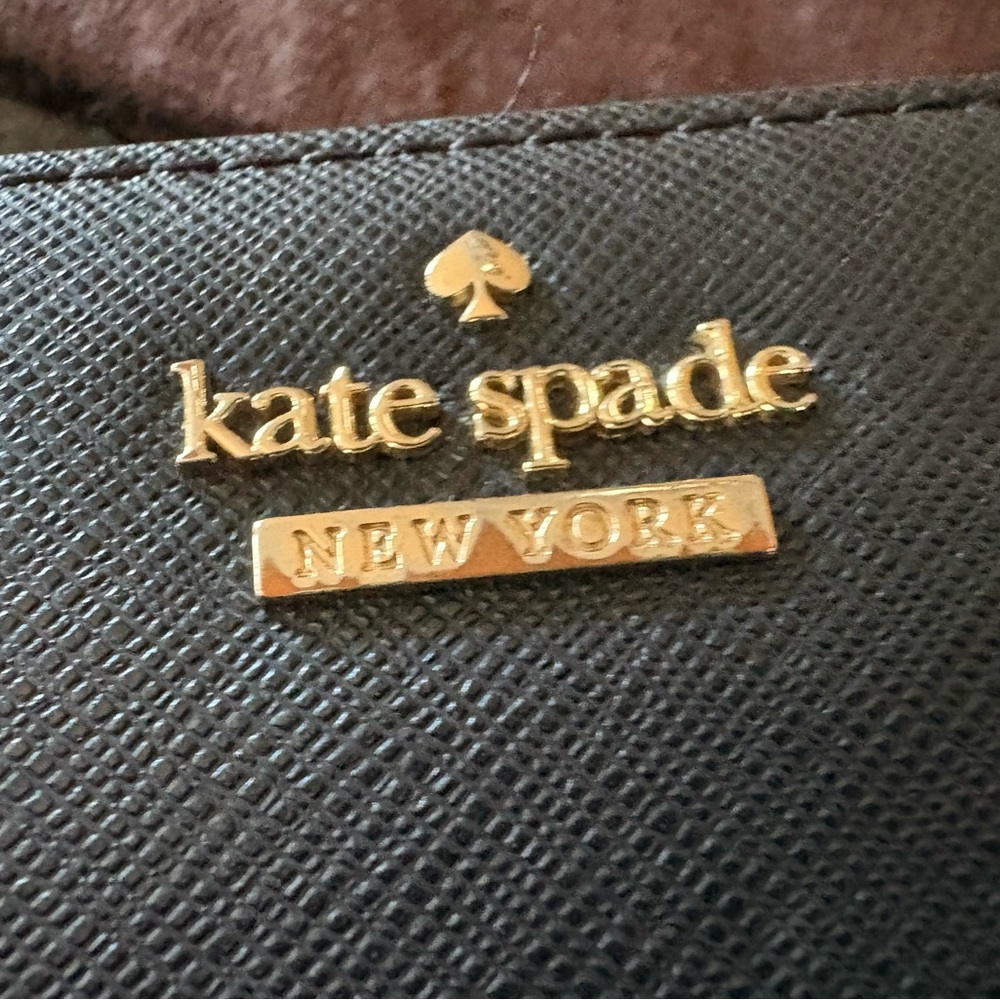 Kate Spade Black Zip-Around Wallet
